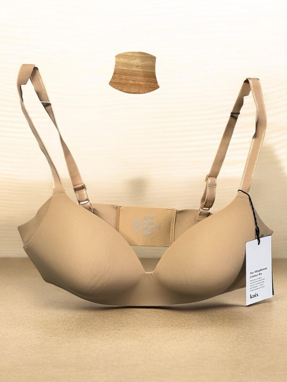 knix Nude/Tan Wireless Wingwoman Bra